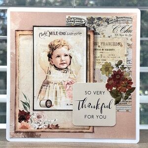 Handmade Thank You Greeting Card